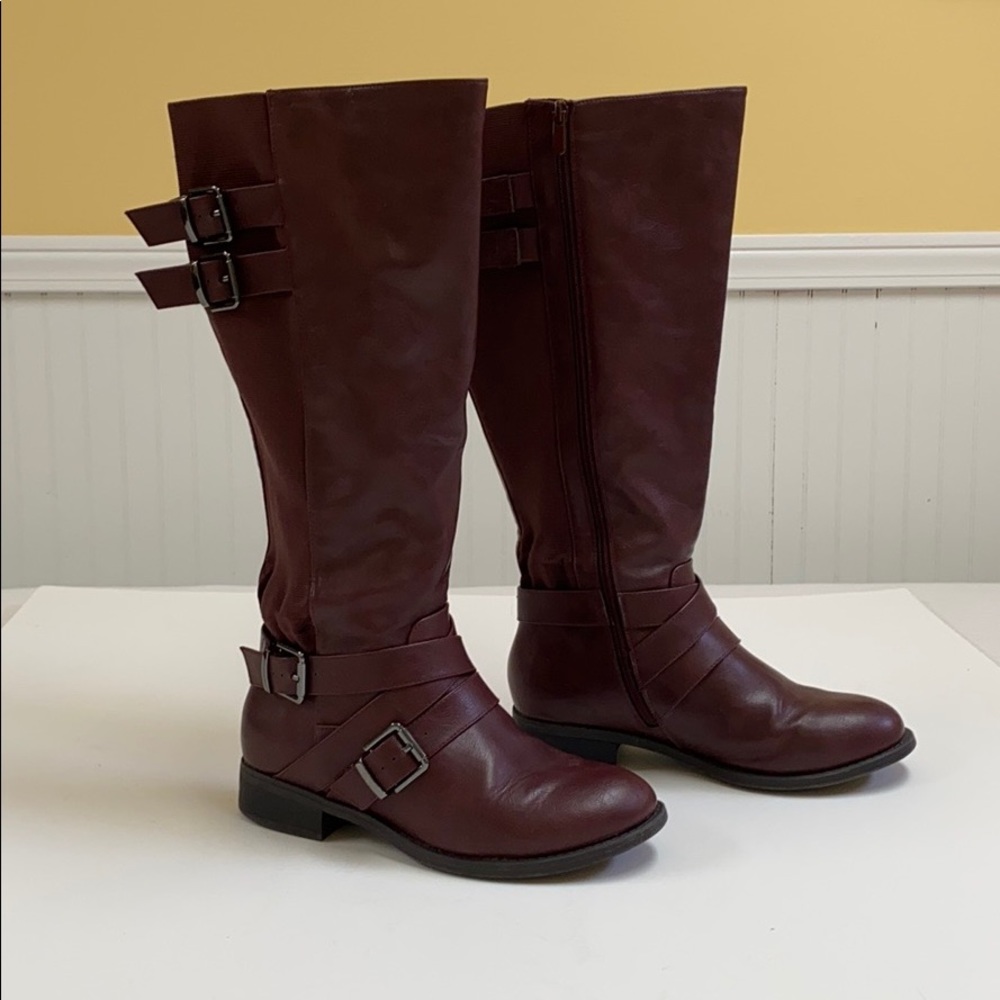 Torrid wide calf stretch riding boot